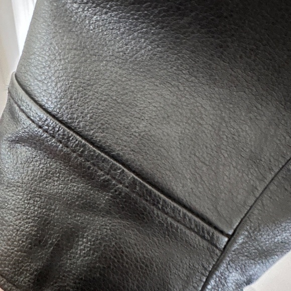 Men's Structure leather jacket - Picture 6 of 7
